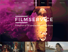 Tablet Screenshot of filmservice.com